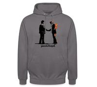 Spreadshirt Pink Floyd Wish You Were Here Abstract Artwork Unisex Hoodie, S, elephant grey