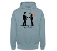 Spreadshirt Pink Floyd Wish You Were Here Abstract Artwork Unisex Hoodie, S, stonewash blue