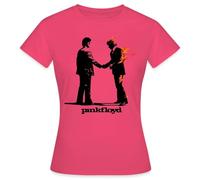 Spreadshirt Pink Floyd Wish You were Here Abstract Artwork Women's T-Shirt, XXL, Azalea