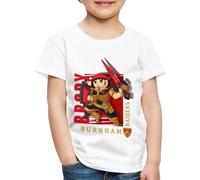 Spreadshirt Playmobil Novelmore Burnham Raiders Brody Kids Premium Organic T-Shirt, 134/140 (8 Years), White
