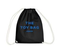 Spreadshirt Playmobil The Toy Bag Design in Blue Drawstring Bag, One Size, black
