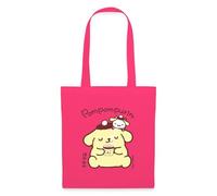 Spreadshirt Pompompurin Drinks Coffee With Muffin Tote Bag, One Size, azalea