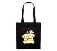 Spreadshirt Pompompurin Drinks Coffee With Muffin Tote Bag, One Size, black