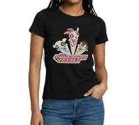 Spreadshirt Powerpuff Girls Vintage Women's T-Shirt Black