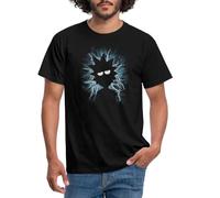 Spreadshirt Rick and Morty Mad Scientist Men's T-Shirt, 4XL, Black