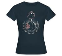 Spreadshirt Rick and Morty Plumbus Women's T-Shirt, S, Navy