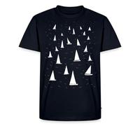 Spreadshirt Sailing Trip Ships Ocean Maritime Men’s Premium T-Shirt, 3XL, Navy