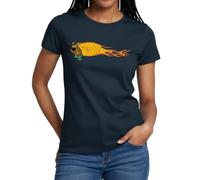 Spreadshirt Scooby-Doo with Flame and Text Women's T-Shirt