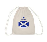 Spreadshirt Scotland Flag Drawstring Bag, One Size, Nature