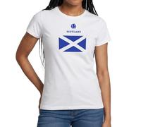 Spreadshirt Scotland Flag Women's T-Shirt White