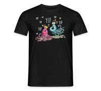 Spreadshirt Sesame Street Yip Yip Alien Men’s T-Shirt, M, Black