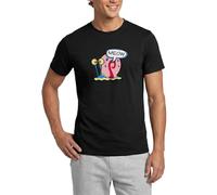 Spreadshirt Spongebob Squarepants Gary The Snail Meow Men's T-Shirt, L, Black