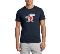 Spreadshirt Spongebob Squarepants Gary The Snail Meow Men's T-Shirt, XL, Navy