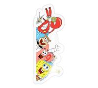 Spreadshirt Spongebob Squarepants Patrick Gary Sandy Mr. Krabs Sticker Size S (10 x 10 cm), 10 x 10 cm, Transparent Glossy