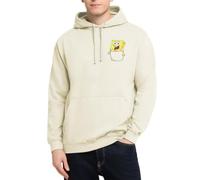 Spreadshirt SpongeBob SquarePants Pocket SpongeBob Unisex Hoodie, S, vanilla