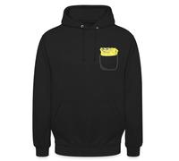 Spreadshirt SpongeBob SquarePants SpongeBob In Your Pocket Unisex Hoodie, M, black
