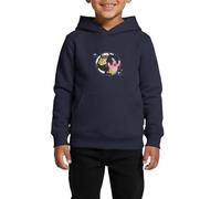 Spreadshirt Spongebob Squarepants With Patrick In A Bubble Kids Premium Organic Hoodie, 146/152 (10 Years), navy