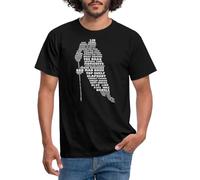 Spreadshirt Sports Hobby Ice Hockey Player Terms Men's T-Shirt, L, Black