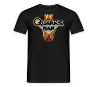 Spreadshirt Star Trek Deep Space Nine Quark's Bar Men’s T-Shirt, M, Black