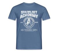 Spreadshirt Star Trek Discovery Starfleet Academy Men's T-Shirt, 3XL, Dove Blue