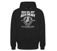 Spreadshirt Star Trek Discovery Starfleet Academy Unisex Hoodie Black