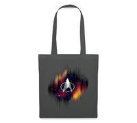 Spreadshirt Star Trek The Next Generation Silver Delta Shield Tote Bag, One Size, graphite grey