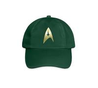 Spreadshirt Star Trek The Original Series Crew Uniform Baseball Cap, One Size, Bottle Green