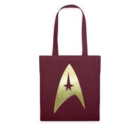 Spreadshirt Star Trek The Original Series Crew Uniform Tote Bag, One Size, burgundy