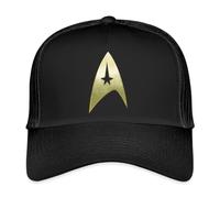 Spreadshirt Star Trek The Original Series Crew Uniform Trucker Cap, One Size, Black/Black