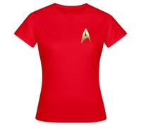 Spreadshirt Star Trek The Original Series Crew Uniform Women's T-Shirt, XL, red