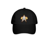 Spreadshirt Star Trek Voyager Delta Shield Baseball Cap, One Size, Black/Black