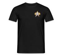 Spreadshirt Star Trek Voyager Delta Shield Men’s T-Shirt, 4XL, Black