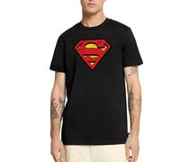 Spreadshirt Superman S-Shield Logo Vintage Men’s Premium T-Shirt, XL, Black