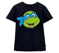 Spreadshirt Teenage Mutant Ninja Turtles Leonardo Costume Kids Premium Organic T-Shirt, 134/140 (8 Years), Navy