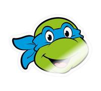 Spreadshirt Teenage Mutant Ninja Turtles Leonardo Costume Sticker, 10 x 10 cm, Transparent Glossy