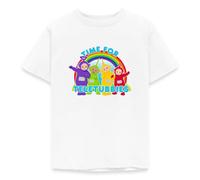 Spreadshirt Teletubbies Time for Teletubbies Kids' T-Shirt, 110/116 (5-6 Years), White