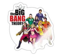 Spreadshirt The Big Bang Theory Comic Group Sticker, 10 x 10 cm, White Glossy