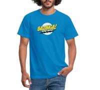 Spreadshirt The Big Bang Theory Sheldon Cooper Quote Bazinga Men's T-Shirt, S, Royal Blue