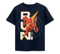 Spreadshirt The Flash Lettering Run. Kids' T-Shirt Navy