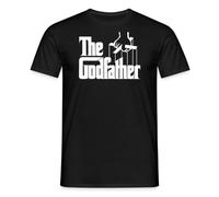 Spreadshirt The Godfather Logo Men’s T-Shirt, XL, Black
