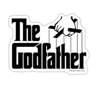 Spreadshirt The Godfather Logo Sticker, 10 x 10 cm, White Matte