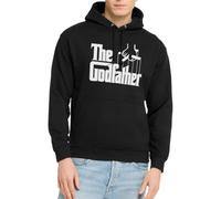 Spreadshirt The Godfather Logo Unisex Hoodie, XL, black