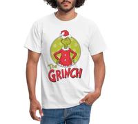 Spreadshirt The Grinch Grimacing & Hands On Hips Men's T-Shirt, M, White