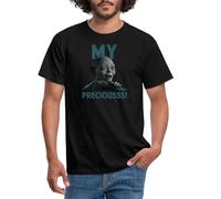 Spreadshirt The Hobbit Funny Gollum Design My Precious Men's T-Shirt, 3XL, Black
