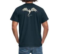 Spreadshirt The Hobbit Smaug with Quote Chest and Back Design Men's T-Shirt, M, Navy