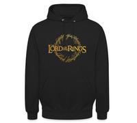 Spreadshirt The Lord Of The Rings Logo And Ring Inscription Unisex Hoodie