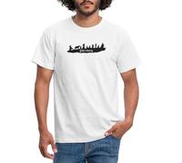 Spreadshirt The Lord of The Rings The Fellowship of The Ring Men's T-Shirt, 3XL, White