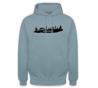 Spreadshirt The Lord Of The Rings The Fellowship Of The Ring Unisex Hoodie, L, stonewash blue