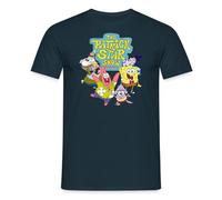 Spreadshirt The Patrick Star Show Logo Main Characters Men’s T-Shirt, XXL, Navy