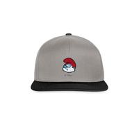 Spreadshirt The Smurfs Embroidered Papa Smurf Snapback Cap Graphite/Black